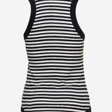 CANOTTA IN MISTO COTONE A RIGHE 743660 Y37KT1095 SAINT LAURENT 