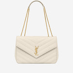 BORSA LOULOU IN PELLE DI AGNELLO TRAPUNTATA 803541 AAEAX9207 SAINT LAURENT 