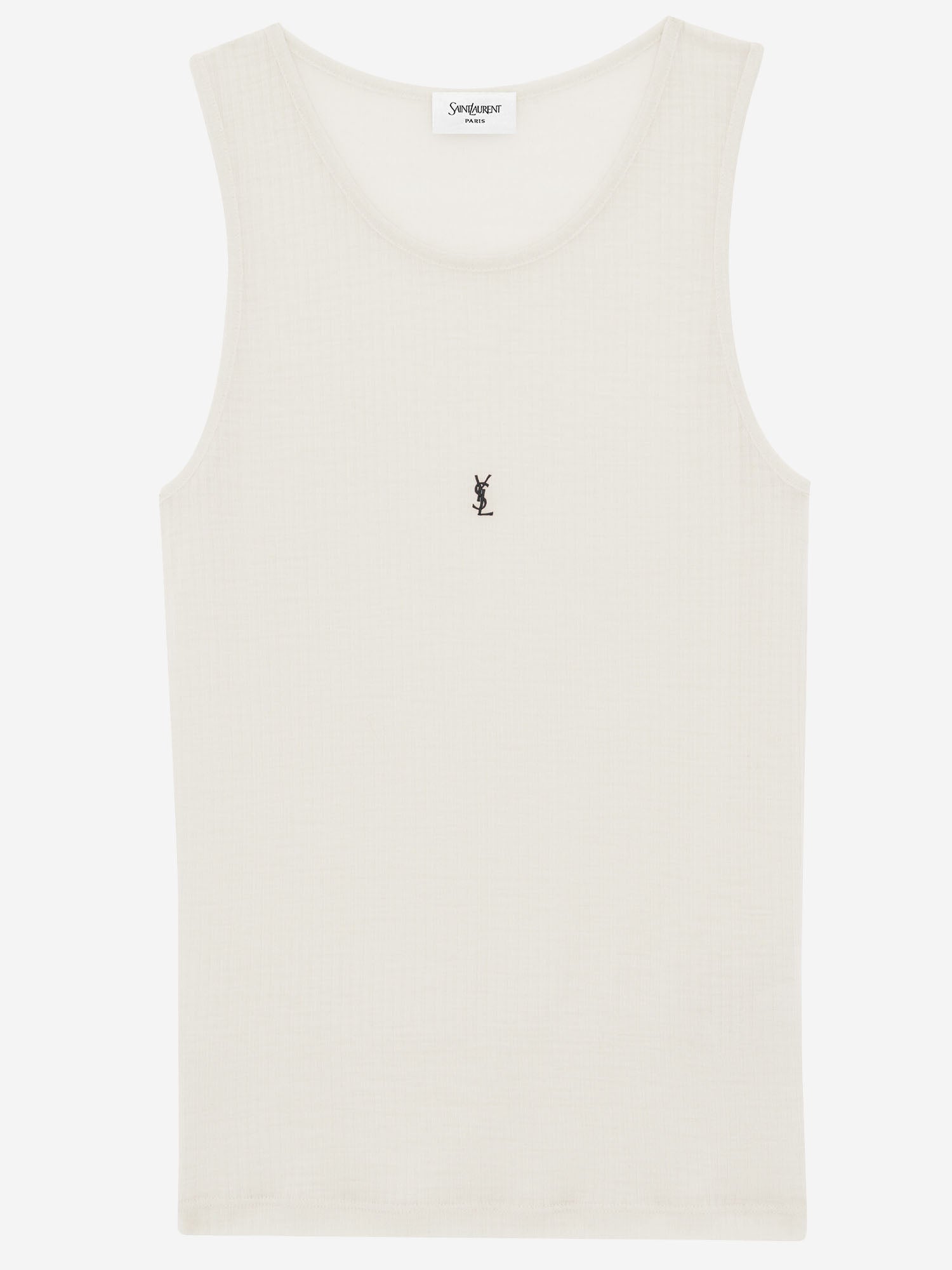 TANK TOP CASSANDRE IN COTONE 823603 Y37EC9469 SAINT LAURENT 