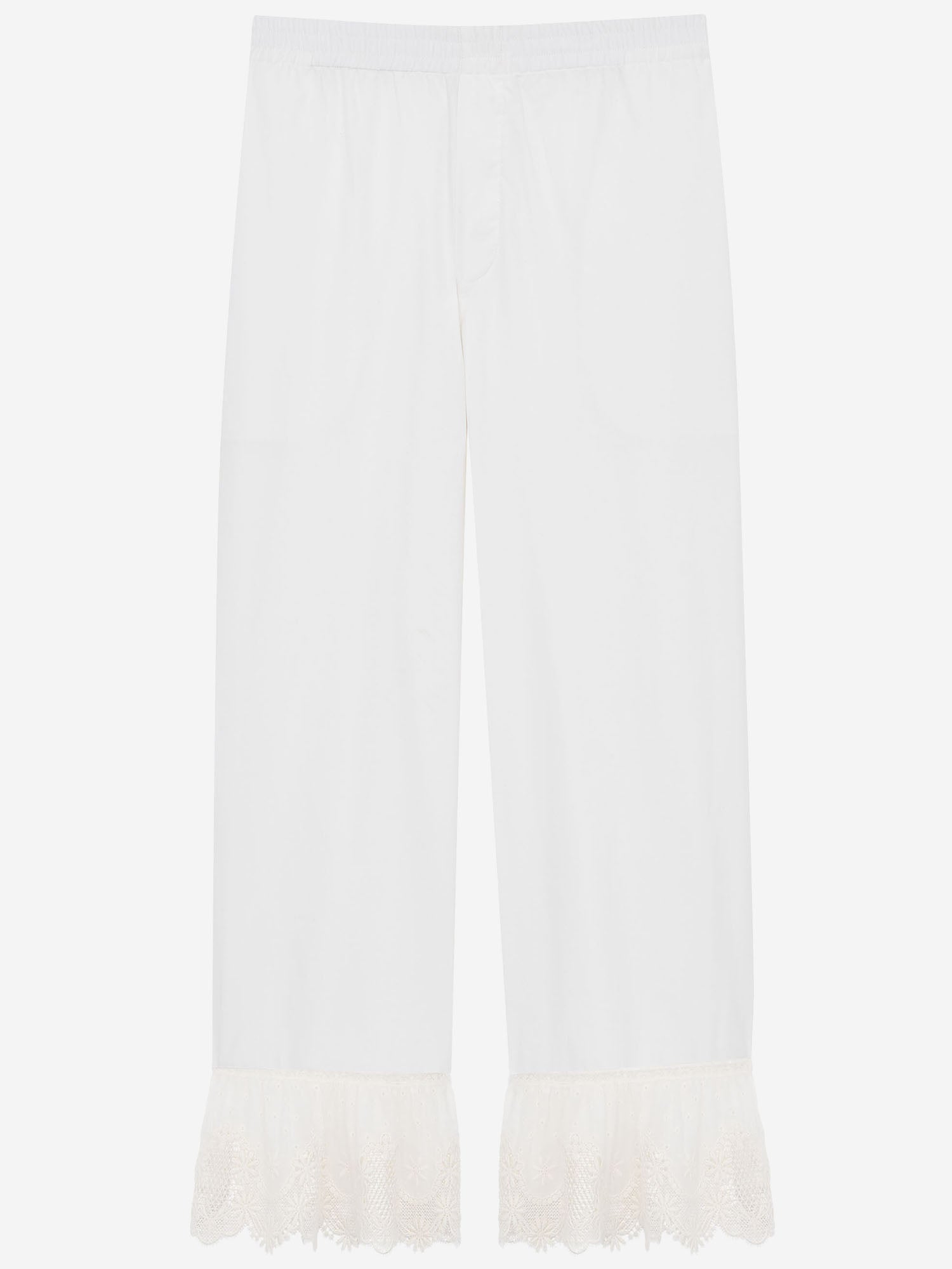 Pantaloni in popeline di cotone 831230 Y227W9601 SAINT LAURENT 
