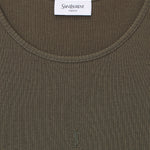 TANK TOP CASSANDRE IN COTONE 842992 Y37EC1365 SAINT LAURENT 