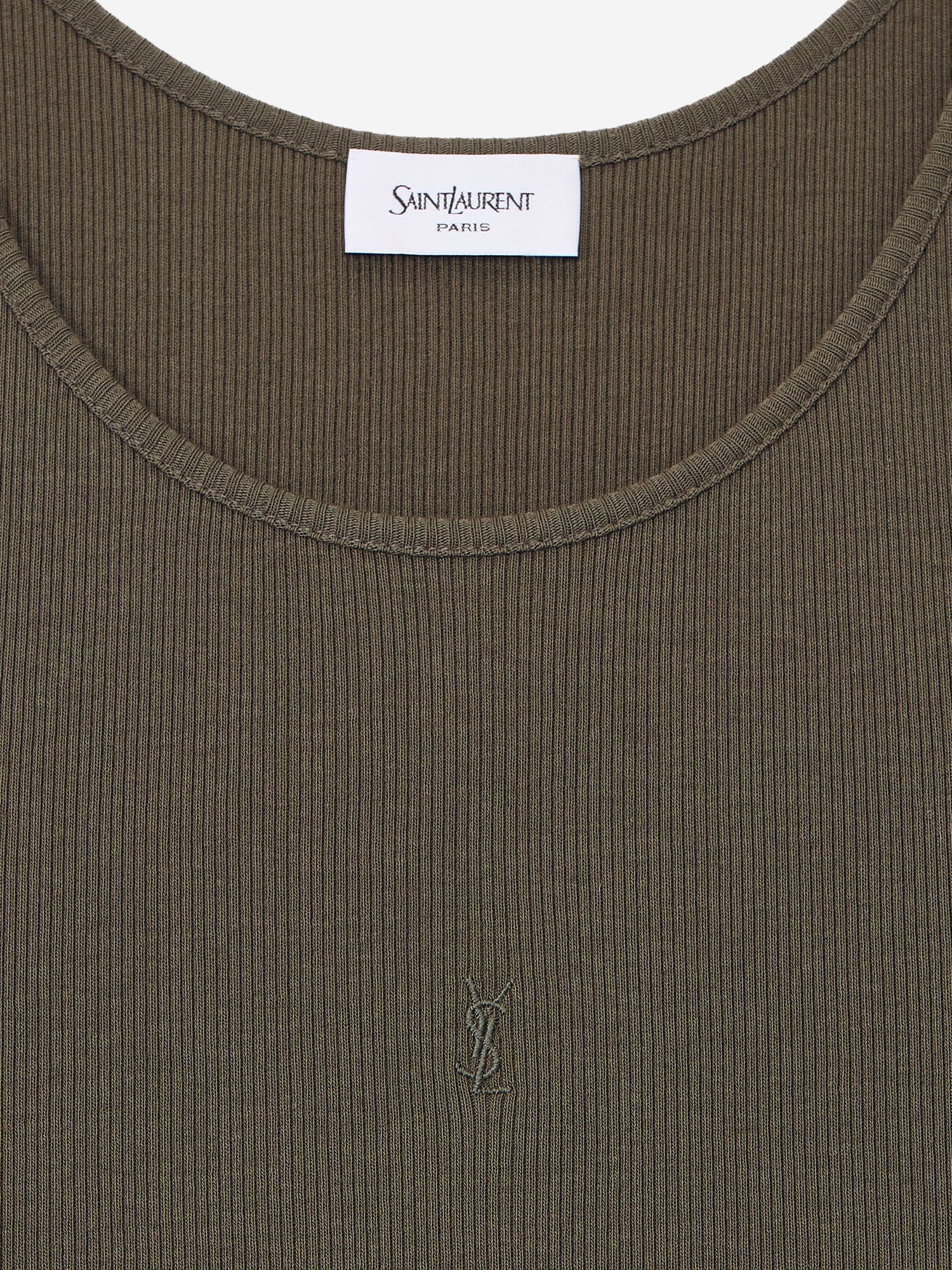 TANK TOP CASSANDRE IN COTONE 842992 Y37EC1365 SAINT LAURENT 