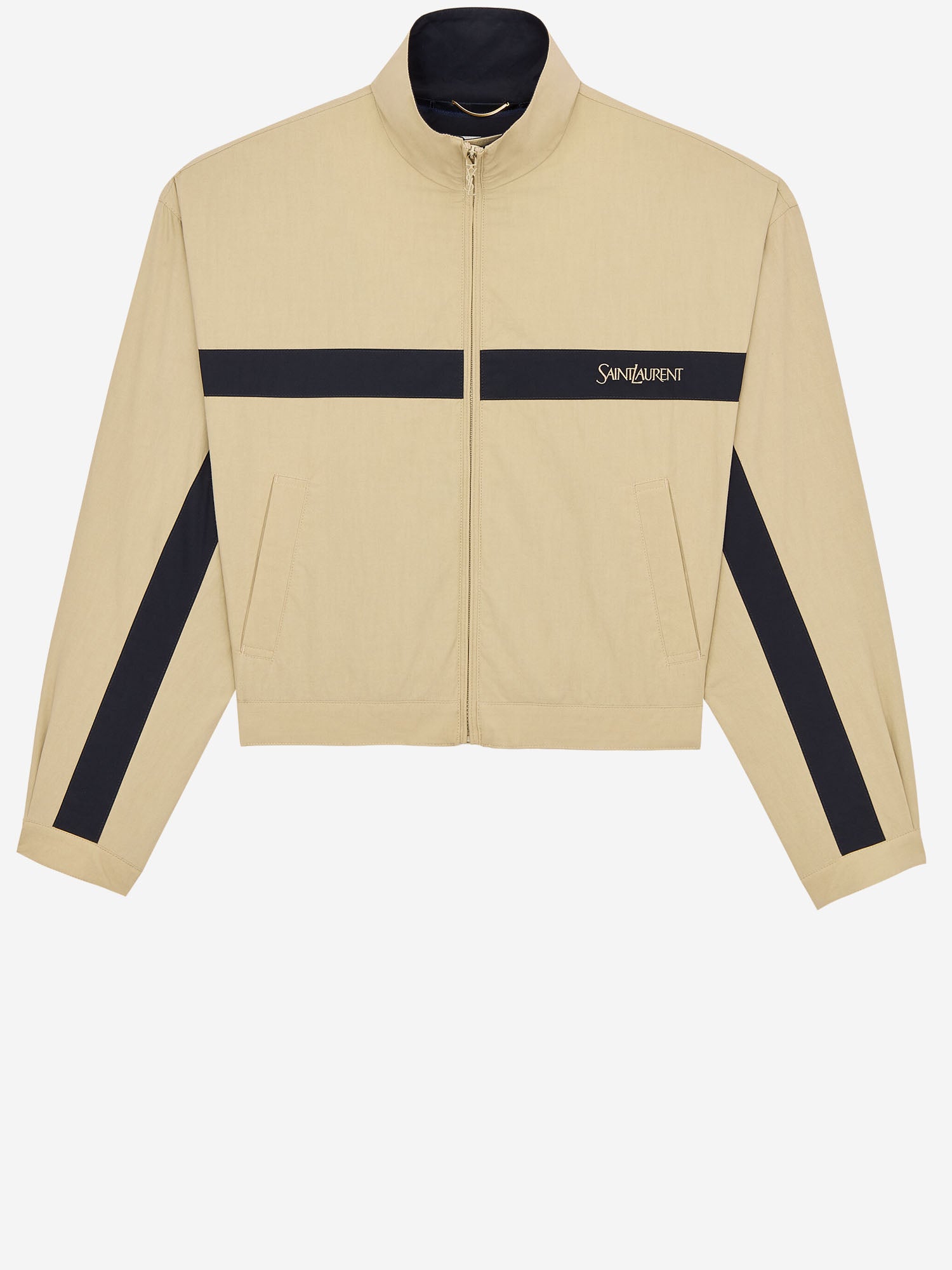 GIACCA IN COTONE CON LOGO 851251 Y6J981701 SAINT LAURENT 