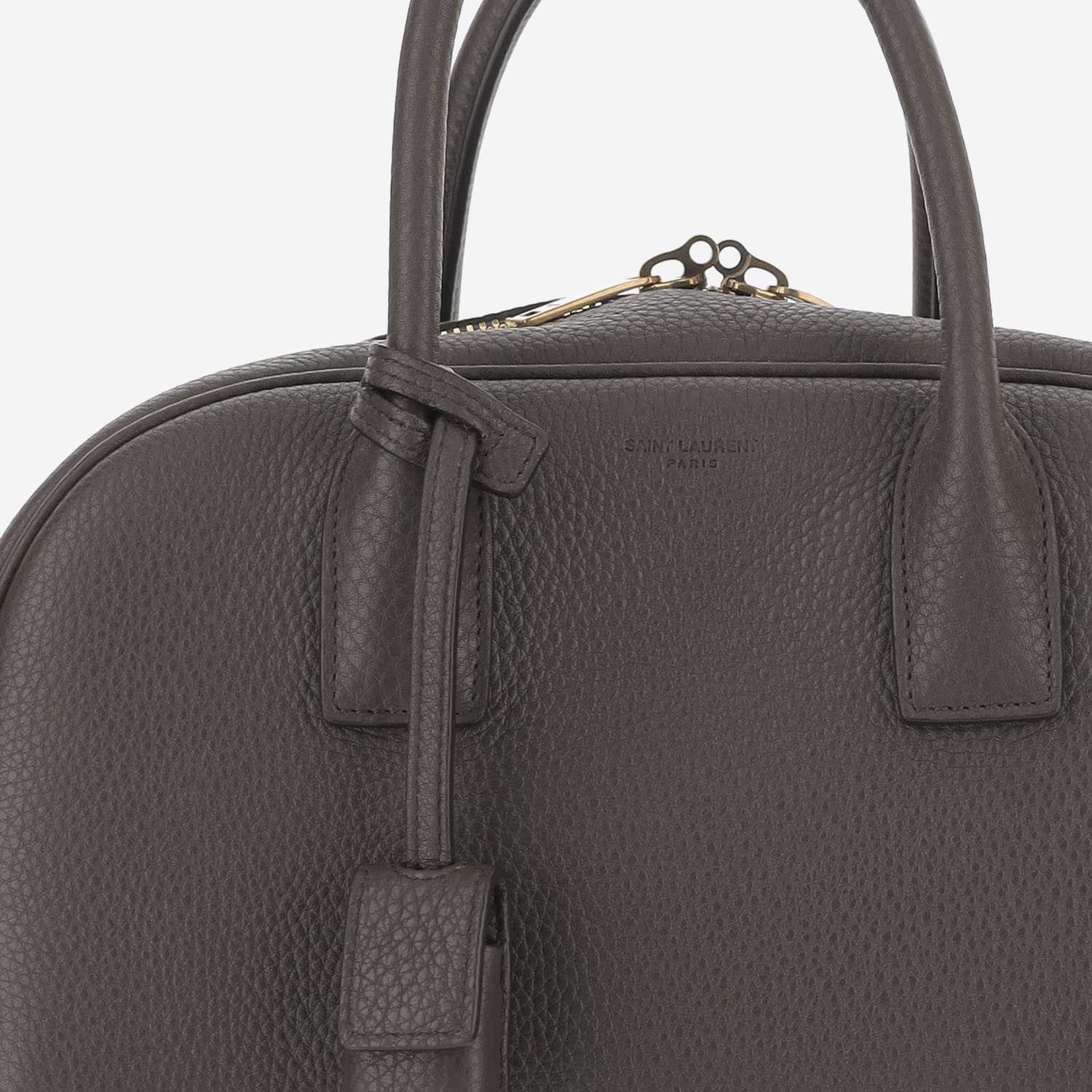 BORSA A TRACOLLA IN PELLE MARTELLATA CON LOGO 851694 AAF203212 SAINT LAURENT 