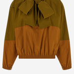 Giacca a vento in faille di nylon 856268 Y6J183518 SAINT LAURENT 