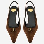 DÉCOLLETÉ APERTE SUL RETRO BABYLONE BRETEUIL IN SUEDE 858966 AAG022319 SAINT LAURENT 