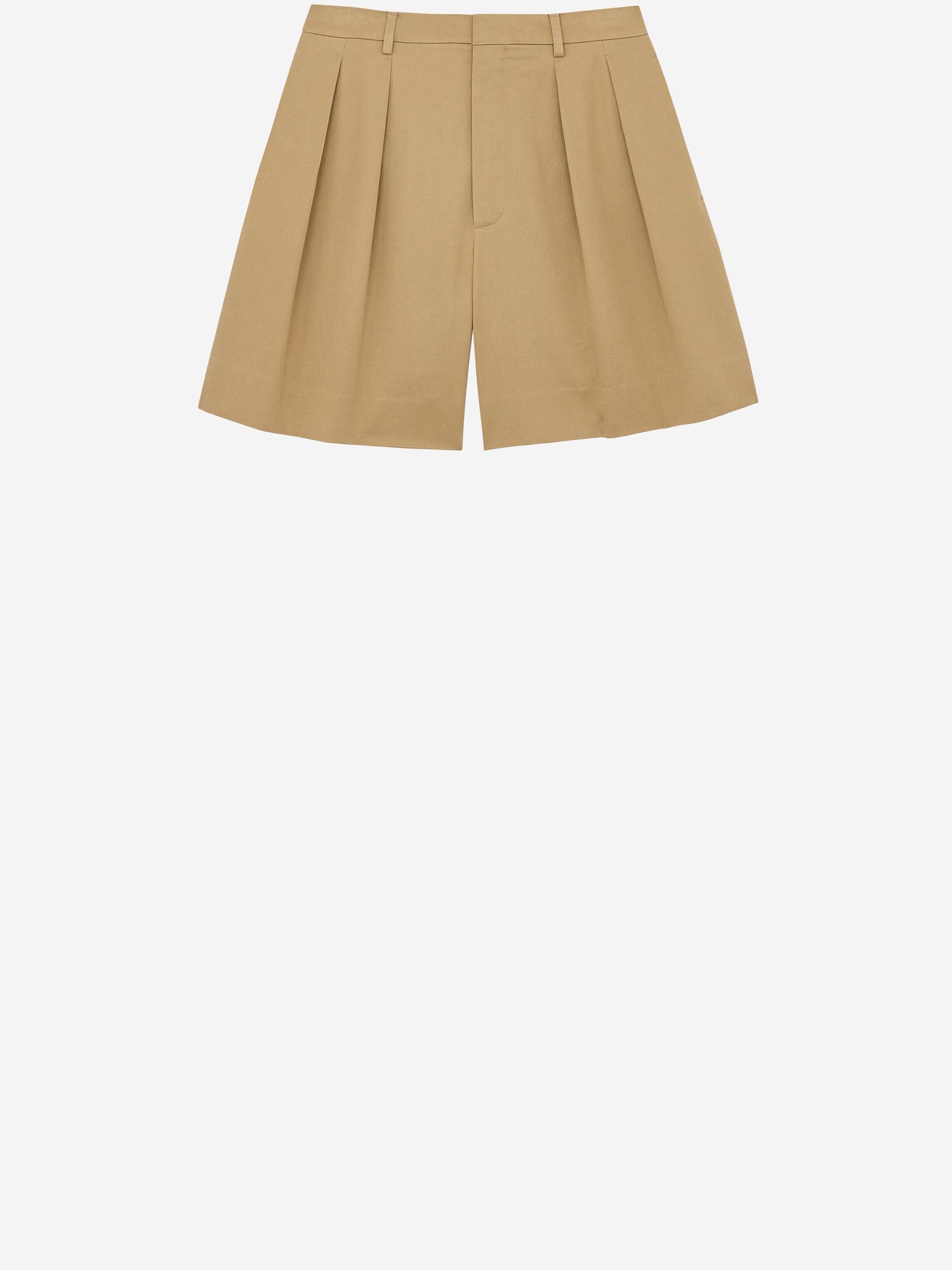 SHORTS IN COTONE CON DOPPIA PIEGA 860929 Y7I142613 SAINT LAURENT 