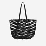 BORSA SHOPPING CON PERLINE IN LEGNO 862074 KAAAY1000 SAINT LAURENT 