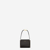 POCHETTE RIPIEGABILE IN RASO DI SETA E PELLE 862323 AAGFS1651 SAINT LAURENT 