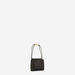 POCHETTE RIPIEGABILE IN RASO DI SETA E PELLE 862323 AAGFS1651 SAINT LAURENT 
