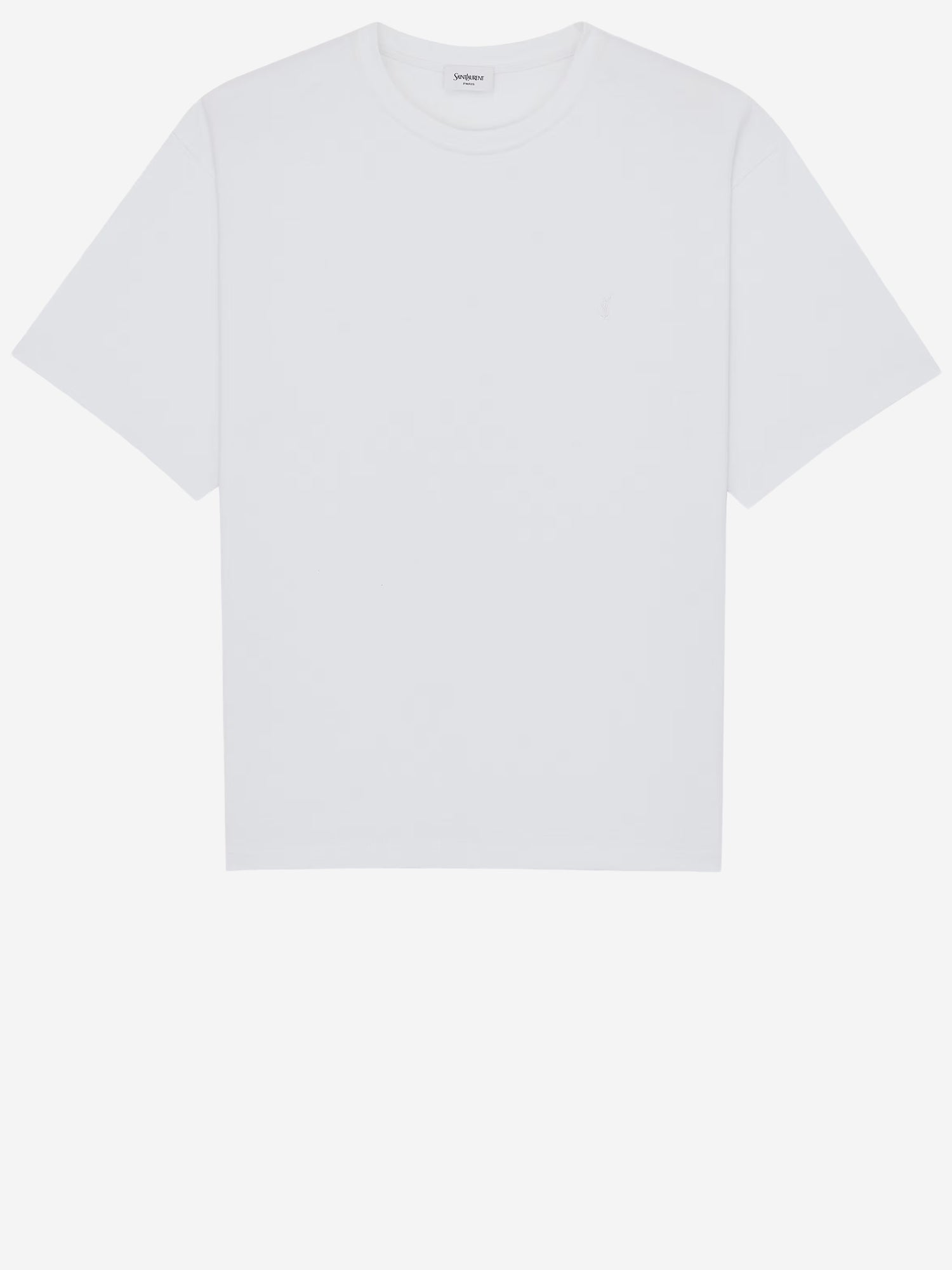 T-SHIRT IN COTONE CON LOGO 862769 Y38AK9538 SAINT LAURENT 