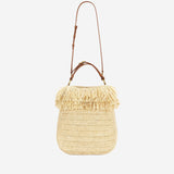 BORSA A TRACOLLA IN RAFIA 862920 GAAGC2791 SAINT LAURENT 