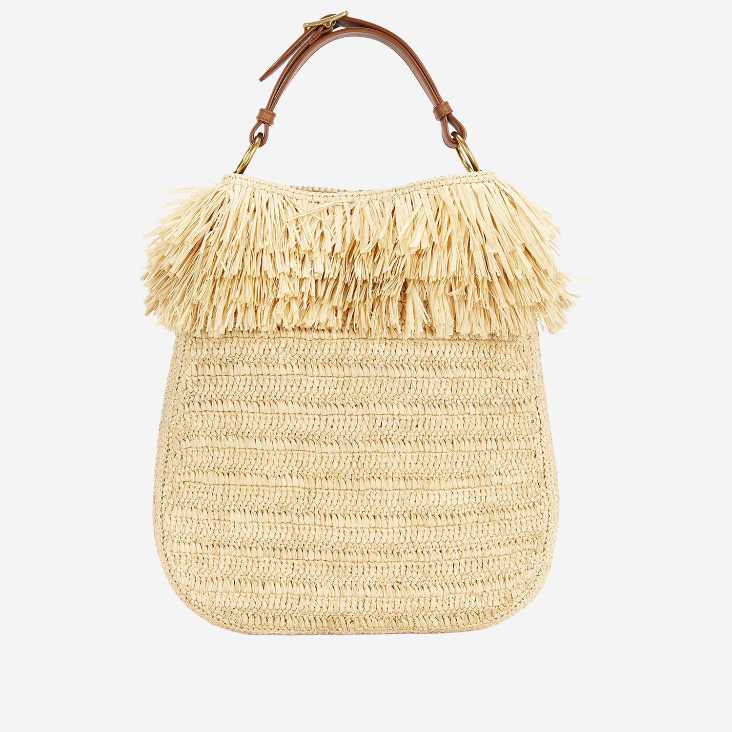 BORSA A TRACOLLA IN RAFIA 862920 GAAGC2791 SAINT LAURENT 