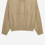 Giacca a vento in tela effetto stropicciato 863244 YZ9GH2576 SAINT LAURENT 