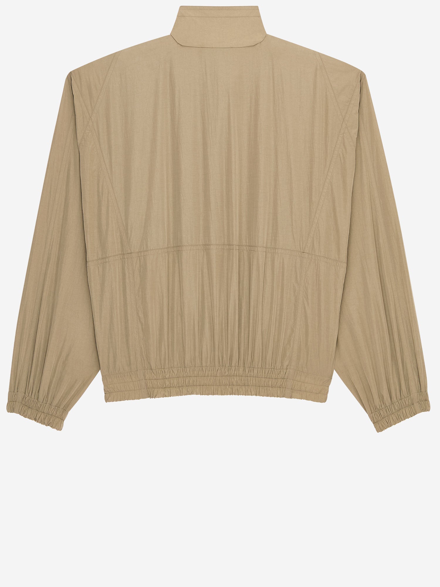 Giacca a vento in tela effetto stropicciato 863244 YZ9GH2576 SAINT LAURENT 