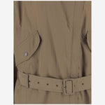 GIACCA CON CINTURA IN NYLON 866196 YZ9GH2576 SAINT LAURENT 