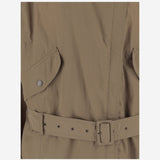 GIACCA CON CINTURA IN NYLON 866196 YZ9GH2576 SAINT LAURENT 