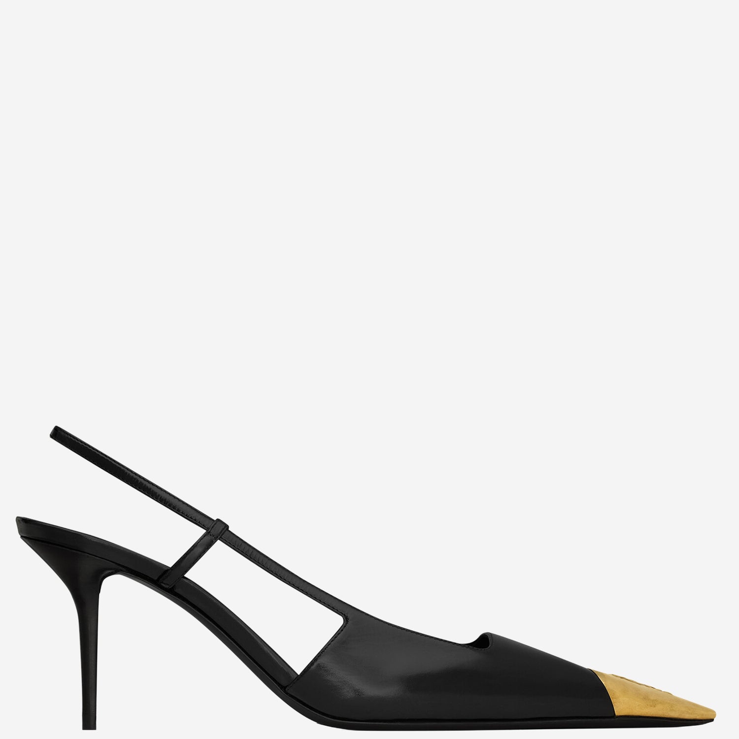 DÉCOLLETÉ APERTE SUL RETRO JEANNE IN PELLE LISCIA 869550 AAF3E1000 SAINT LAURENT 