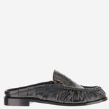MULES LE LOAFER IN PELLE D'ANGUILLA 869742 0WXAF1000 SAINT LAURENT 