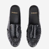 MULES LE LOAFER IN PELLE D'ANGUILLA 869742 0WXAF1000 SAINT LAURENT 