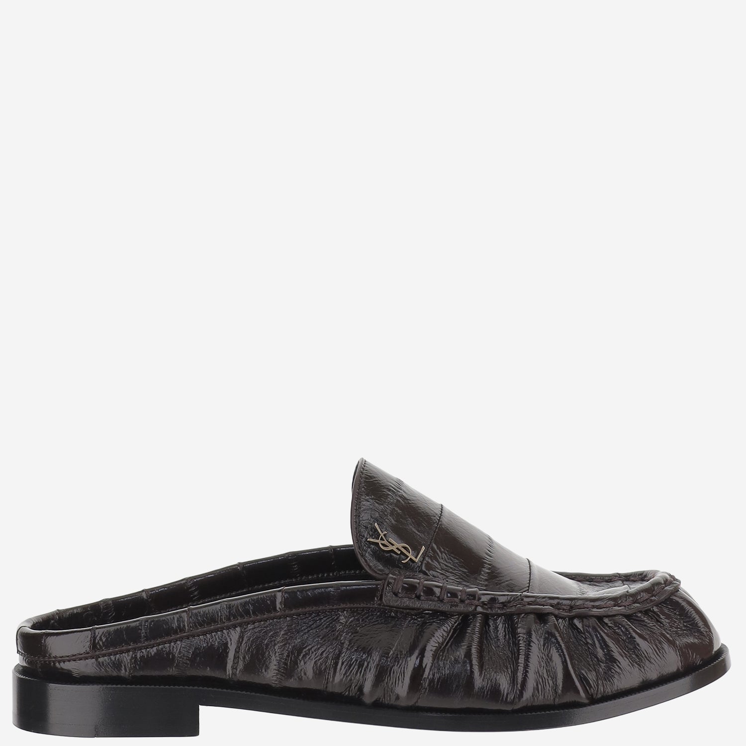 MULES LE LOAFER IN PELLE D'ANGUILLA 869742 0WXAF2013 SAINT LAURENT 
