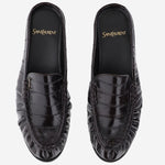 MULES LE LOAFER IN PELLE D'ANGUILLA 869742 0WXAF2013 SAINT LAURENT 
