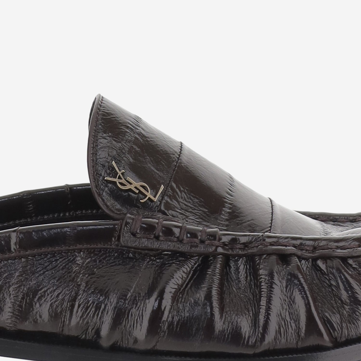 MULES LE LOAFER IN PELLE D'ANGUILLA 869742 0WXAF2013 SAINT LAURENT 