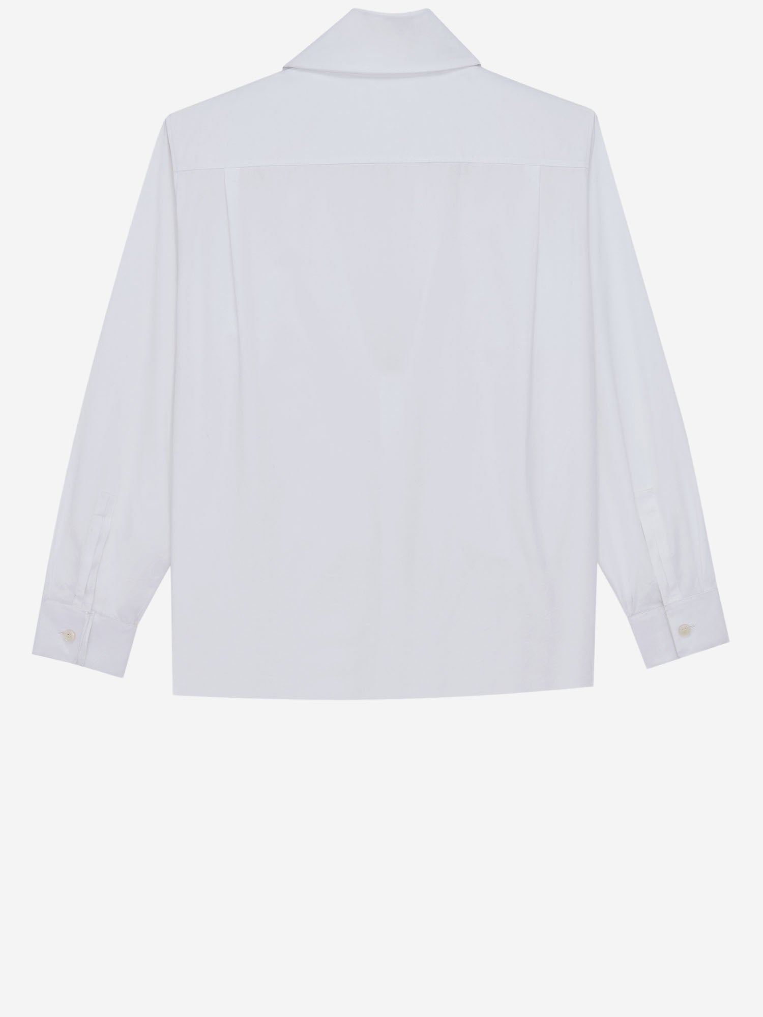 CAMICIA LAVALLIÈRE IN POPELINE DI COTONE 870726 Y1H489000 SAINT LAURENT 
