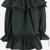 TOP IN SETA CON SCOLLO A BALZE 871287 Y1I023004 SAINT LAURENT 