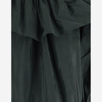 TOP IN SETA CON SCOLLO A BALZE 871287 Y1I023004 SAINT LAURENT 