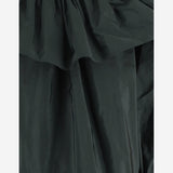 TOP IN SETA CON SCOLLO A BALZE 871287 Y1I023004 SAINT LAURENT 
