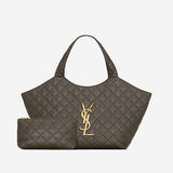Borsa media ICARE in nappa trapuntata 871494 AAANG3212 SAINT LAURENT 
