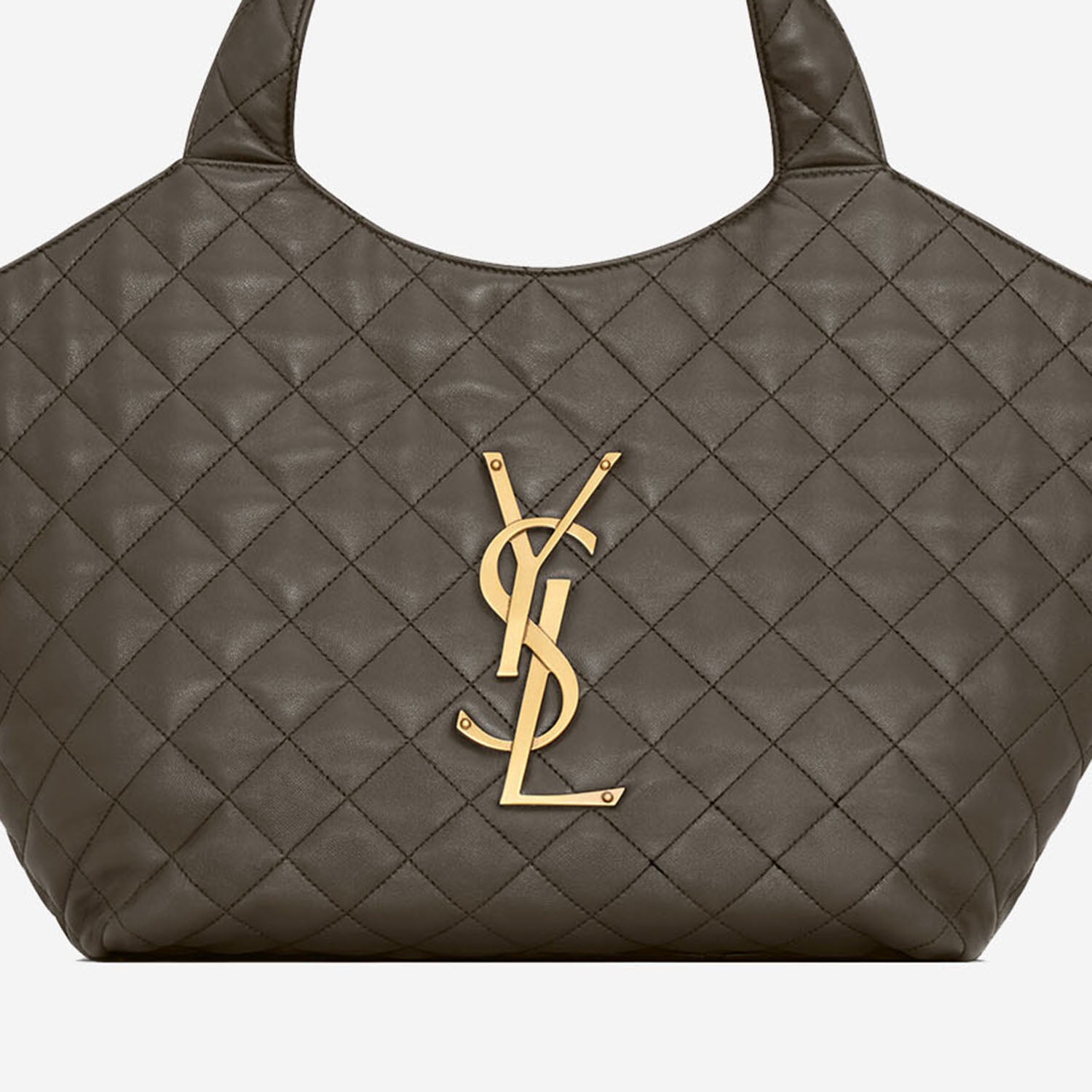 Borsa media ICARE in nappa trapuntata 871494 AAANG3212 SAINT LAURENT 