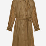 TRENCH IN NYON CON LAVALLIÈRE 873631 Y7J142601 SAINT LAURENT 