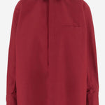 CAMICIA IN MISTO COTONE CON ARRICCIATURA POSTERIORE S26113A 0505 SASUPHI 