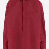 CAMICIA IN MISTO COTONE CON ARRICCIATURA POSTERIORE S26113A 0505 SASUPHI 