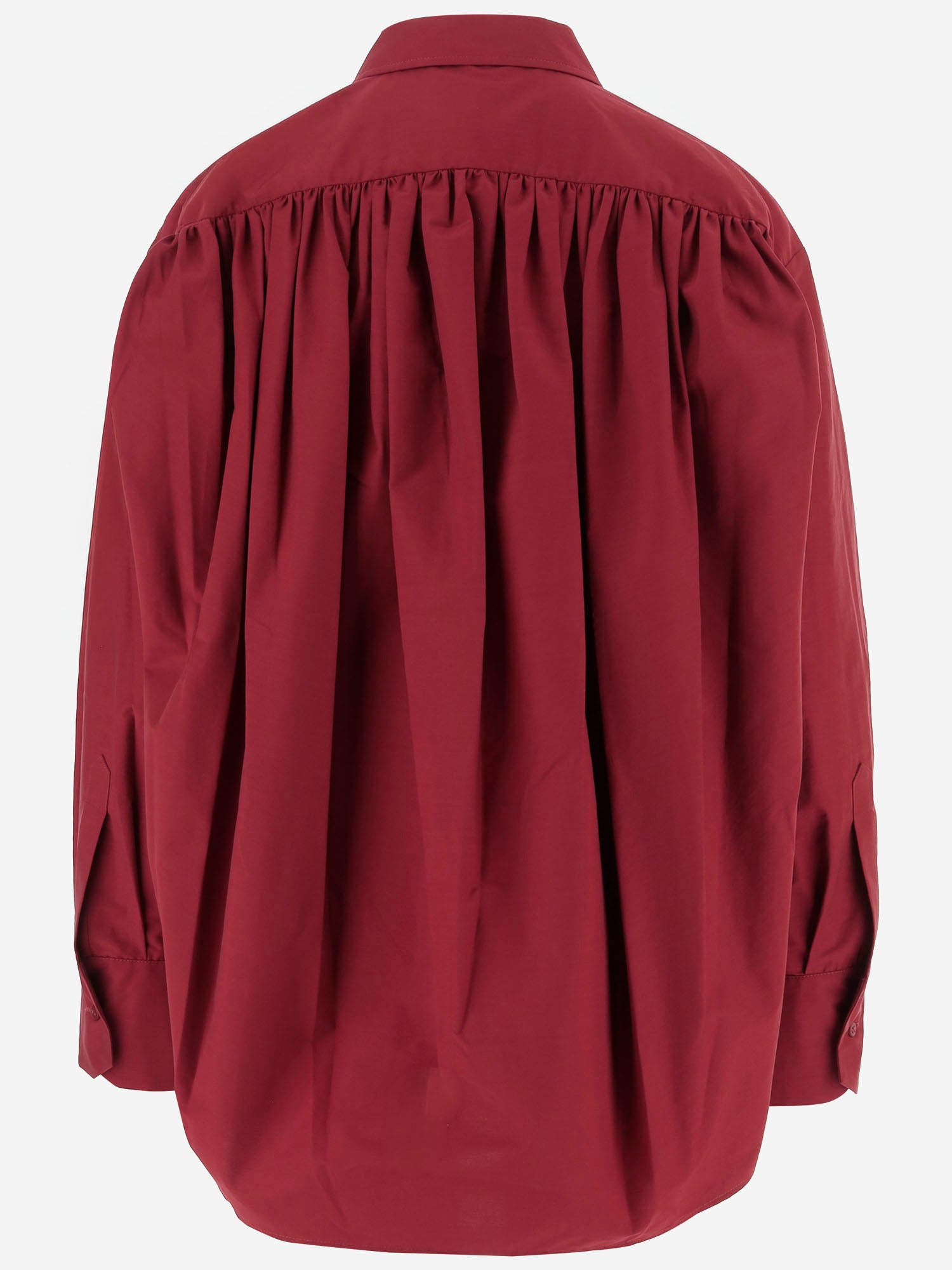 CAMICIA IN MISTO COTONE CON ARRICCIATURA POSTERIORE S26113A 0505 SASUPHI 