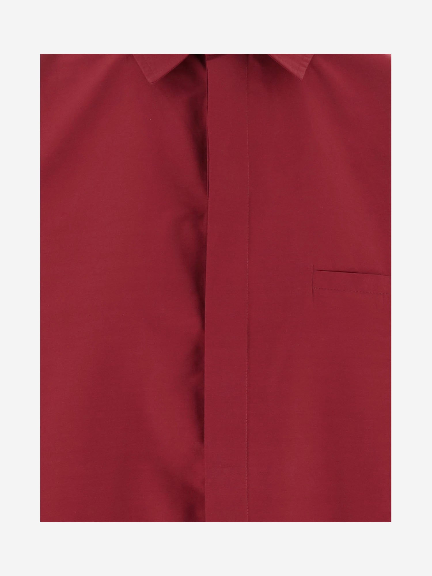 CAMICIA IN MISTO COTONE CON ARRICCIATURA POSTERIORE S26113A 0505 SASUPHI 