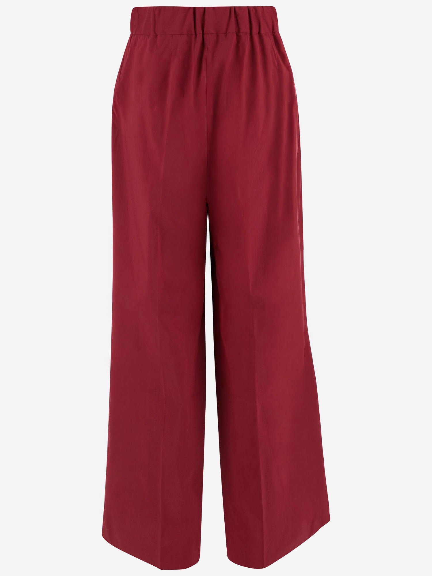 PANTALONI IN COTONE MISTO A GAMBA AMPIA S26315 0505 SASUPHI 