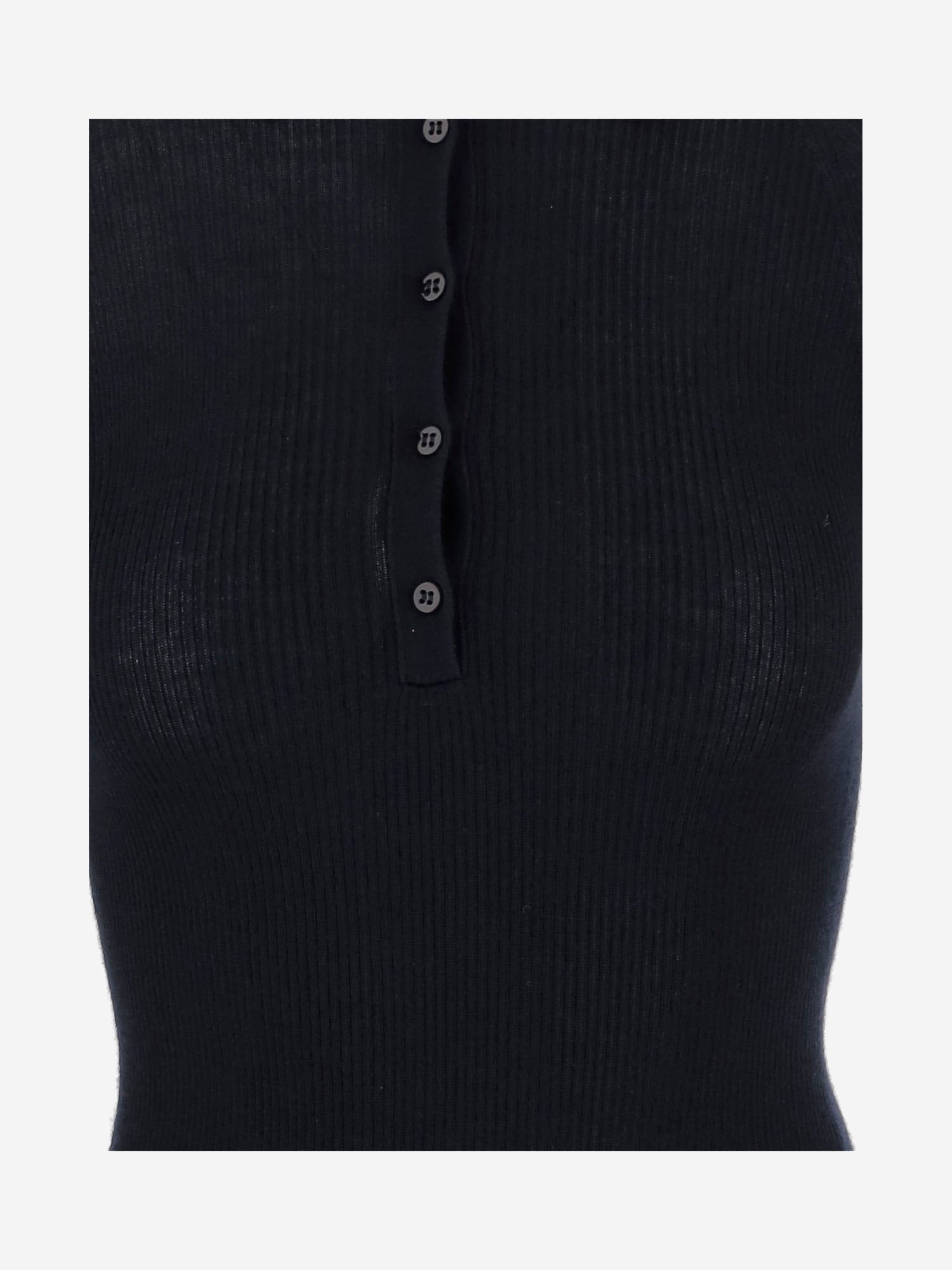 POLO IN MAGLIA IN CASHMERE E SETA S26614 0350 SASUPHI 