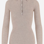 POLO IN MAGLIA IN CASHMERE E SETA S26614 0820 SASUPHI 