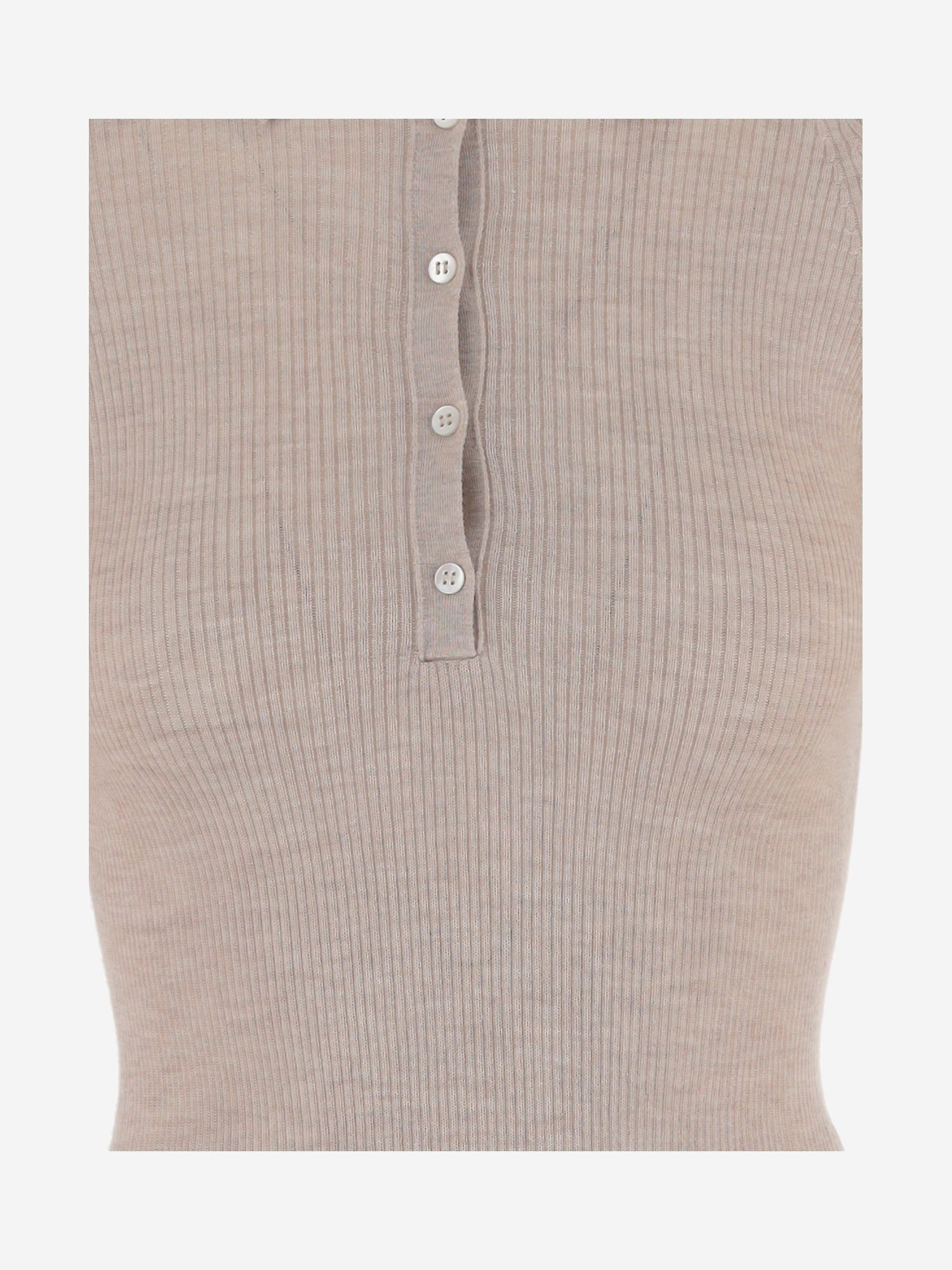 POLO IN MAGLIA IN CASHMERE E SETA S26614 0820 SASUPHI 