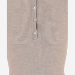 POLO IN MAGLIA IN CASHMERE E SETA S26614 0820 SASUPHI 