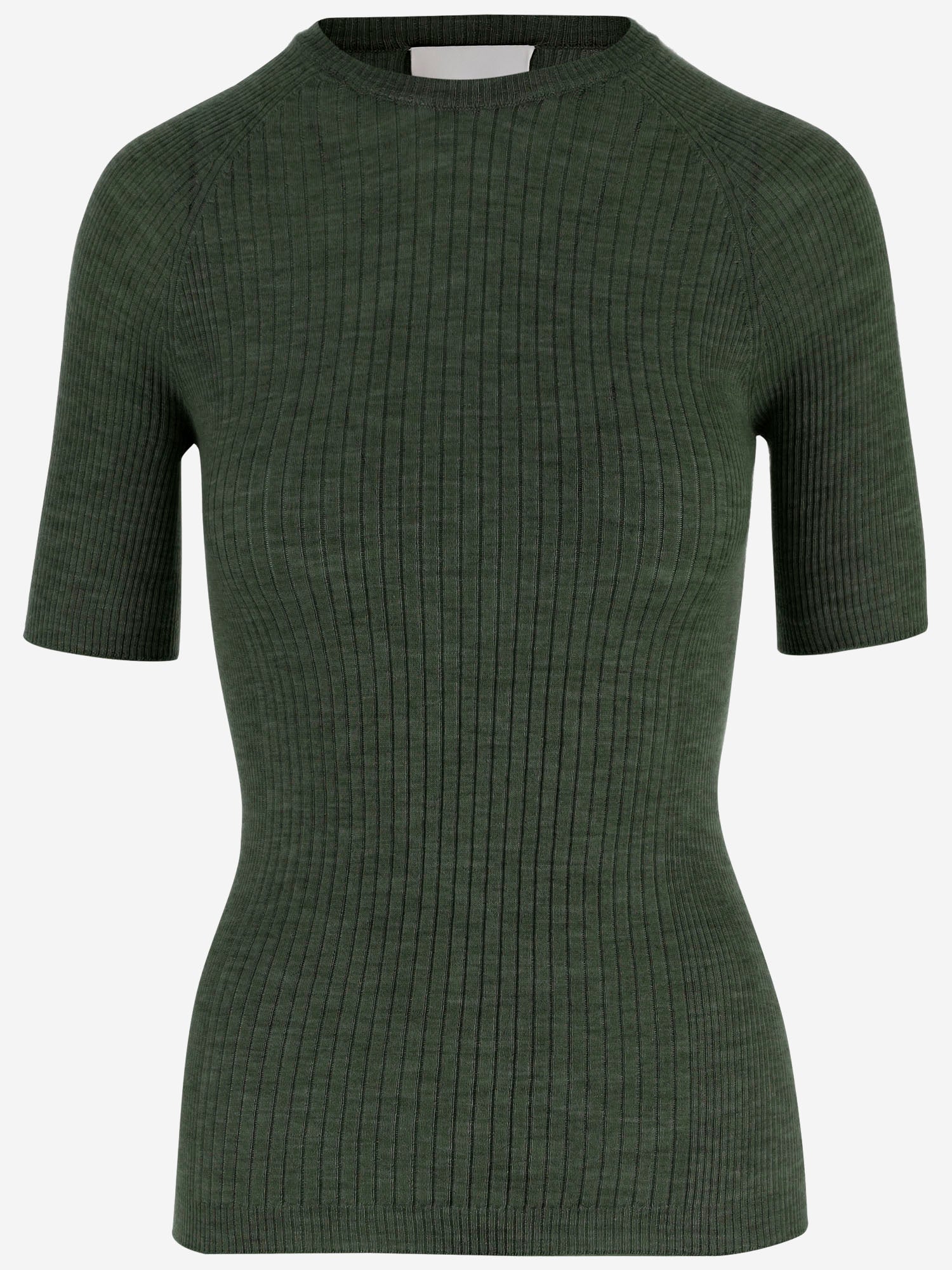 T-SHIRT a coste in misto cashmere S26670 0751 SASUPHI 