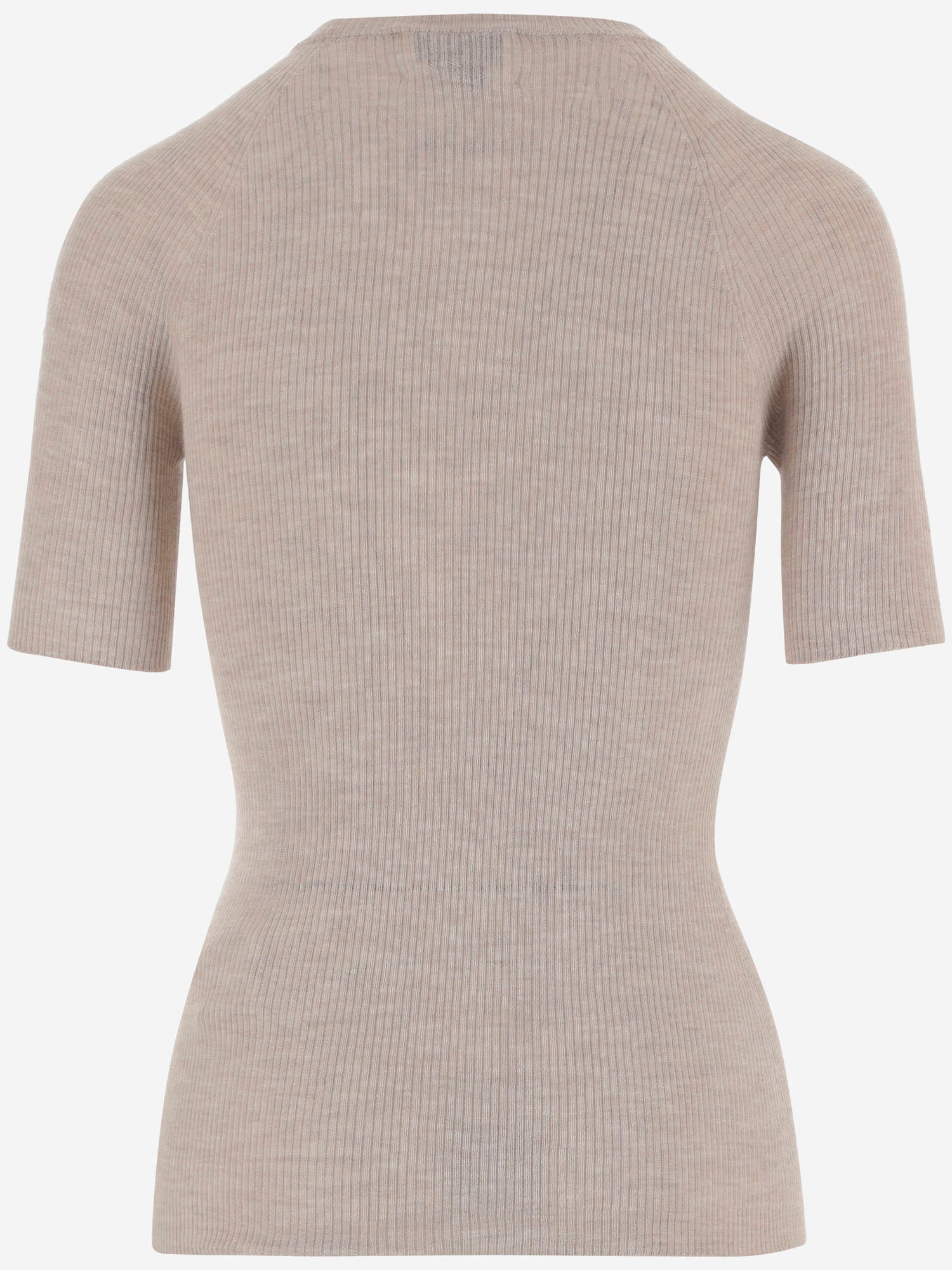 T-SHIRT a coste in misto cashmere S26670 0820 SASUPHI 