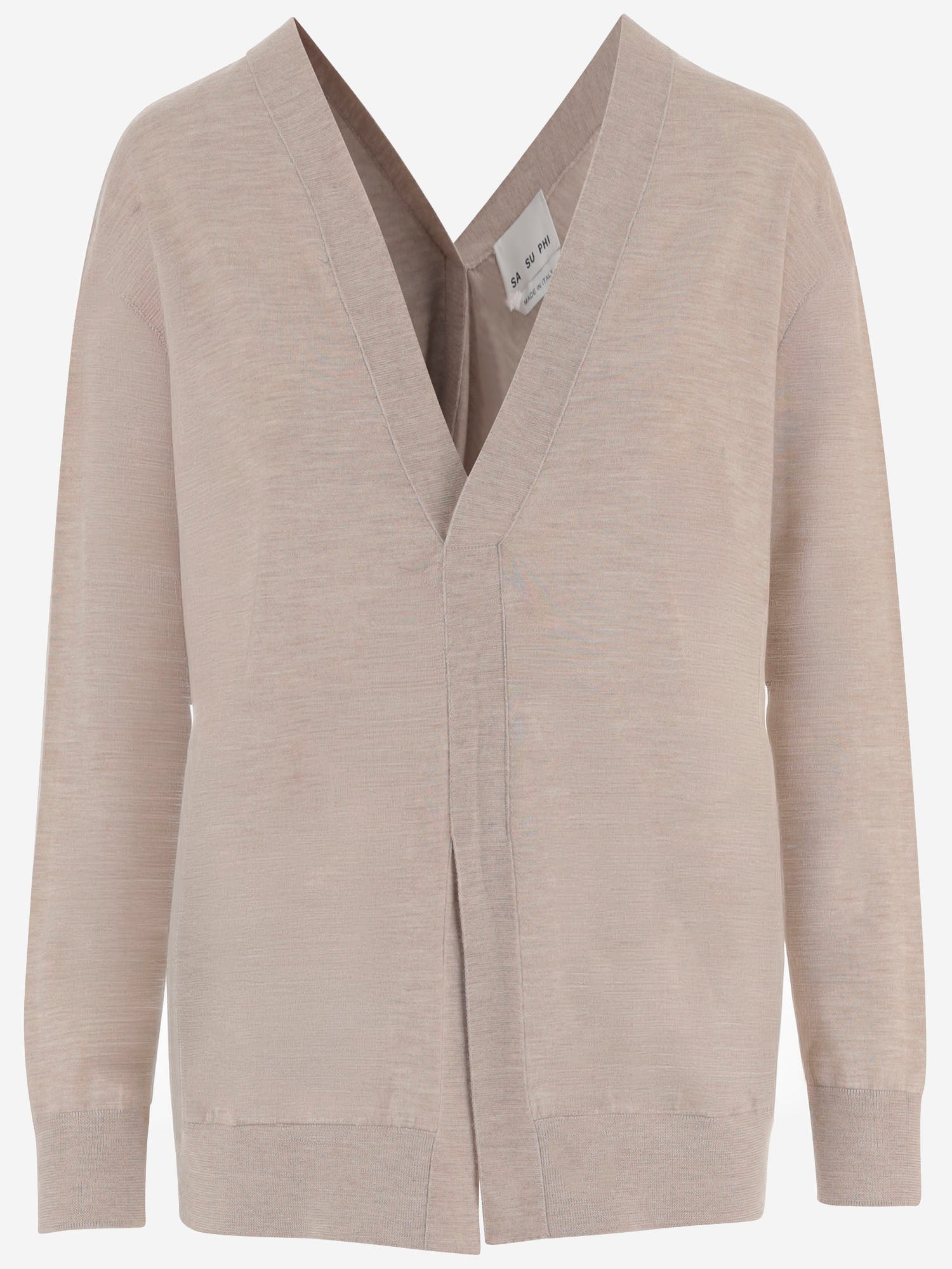 MAGLIA IN MISTO CASHMERE E SETA S26673 0820 SASUPHI 
