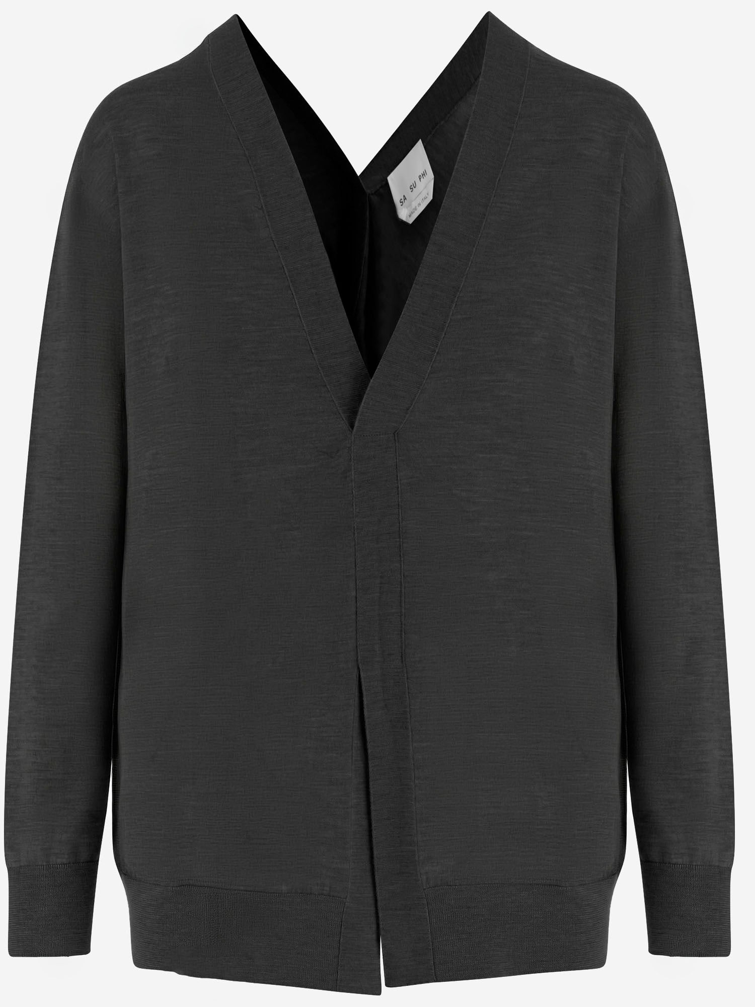 MAGLIA IN MISTO CASHMERE E SETA S26673 0900 SASUPHI 