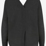 MAGLIA IN MISTO CASHMERE E SETA S26673 0900 SASUPHI 