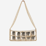 BORSA CON PANNELLI RIFLETTENTI MINICHOCO GOLDSILVER SILVIA GNECCHI 