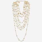 collana in perle metalliche SOLANGE ORO SILVIA GNECCHI 